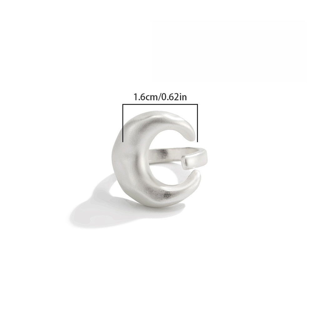 Unisex Irregular Geometric Open Knuckle Ring