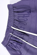 Washed Script Barrel Leg Sweatpants
