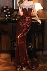 Handmade Lace Embroidered Beaded Gown Prom Dress