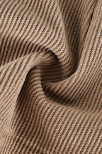 Corduroy Low Rise Chic Tailored Shorts