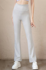 High-Waisted Slim-Fit Quick-Dry Flared Leggings