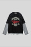 California Typography Layered Long Sleeve T-Shirt