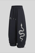 Two Tone Straight Leg Sweatpants
