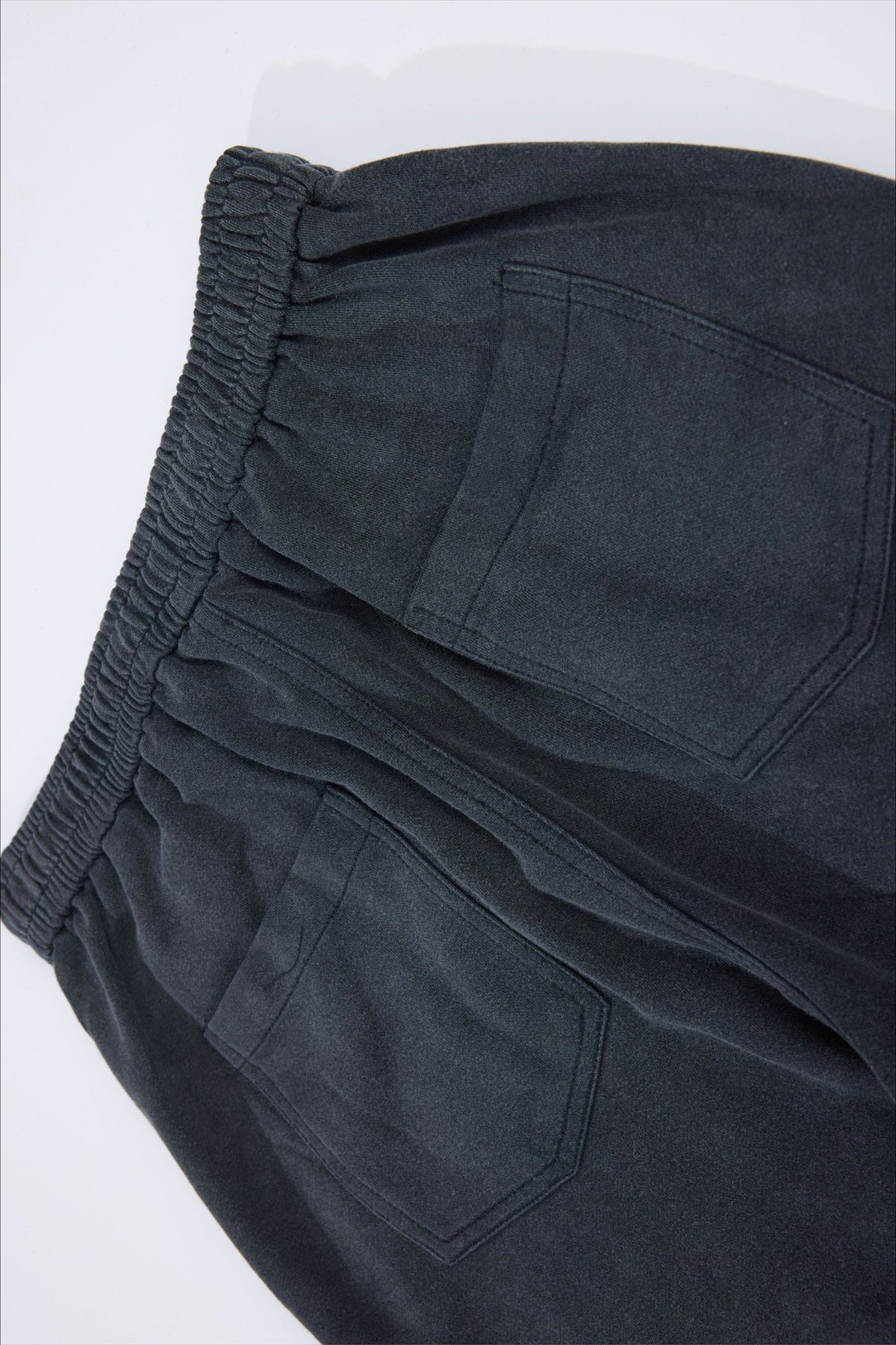 Washed Illustration Long Wide Leg Sweatpants