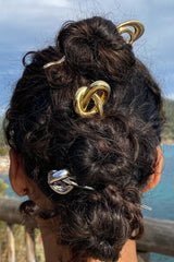 Elegant Polished Stainless Steel Hairpin