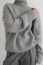 Minimalist Turtleneck Solid Color Loose Fit Knit Sweater