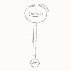 Beaded Knuckle Ring Finger Bracelet