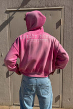 Retro Graphic Loose Fit Zip Hoodie