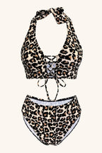 High Waist Bodycon Push Up Two Piece Swim Set