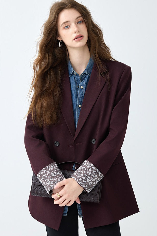 Loose Fit Long Sleeve Blazer Secondary image