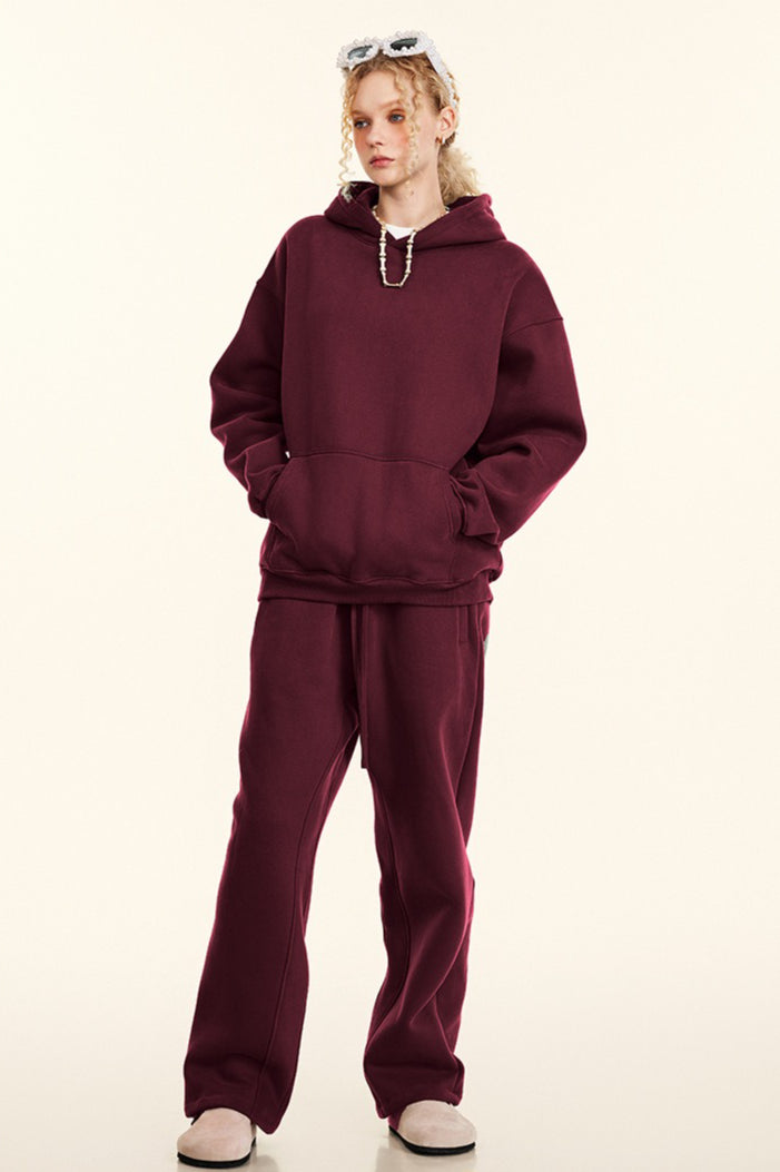 Oversized Heavyweight Fleece Pullover Hoodie Secondary image
