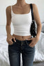Solid U Neck Slim Cropped Cami