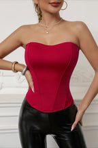 Strapless Boned Corset Tube Top