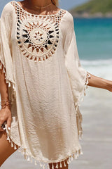 Crochet Cover Up Boho Dress