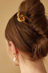 Elegant Polished Stainless Steel Hairpin