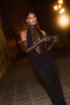 Sexy Cut Out Bodycon Maxi Dress