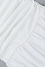 Sexy Hollow Strapless Maxi Vacation Dress