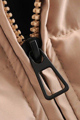 Casual Cropped Puffer Jacket