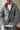 Washed Denim Stand Collar Puffer Jacket Secondary image