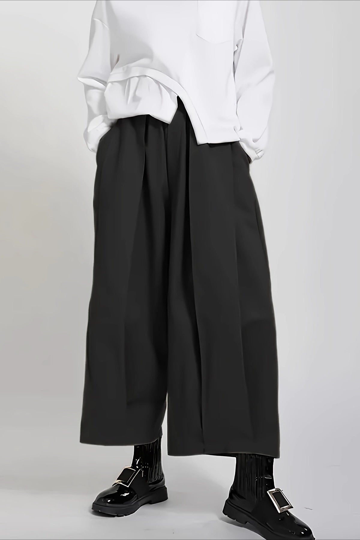High Waist Balloon Wide Leg Pants