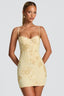 Floral Lace Corset Back Cocktail Dress