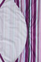 Colorblock Textured Halter Vacation Dress