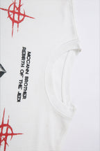 Gothic Cross Graphic Long Sleeve T-Shirt