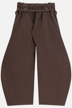 Tie Waist Relaxed Wide Leg Long Pants