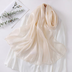 Organza Sheer Glossy Elegant Head Scarf