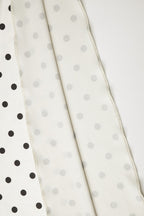 Off Shoulder Polka Dot Twist Bodycon Mini Dress