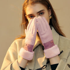 Cashmere Wool Knit Touchscreen Gloves