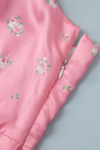 Tank Top Bubble Hem Maxi Skirt Floral Dress Set