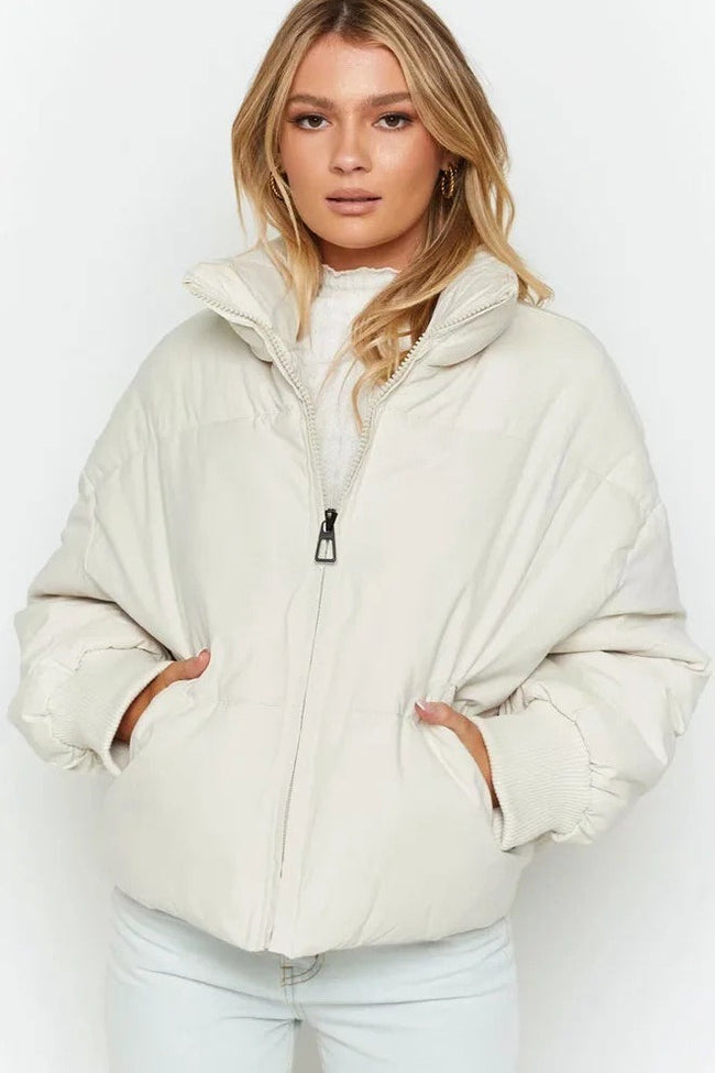 Flowy Insulated Puffer Jacket XS / White Main image