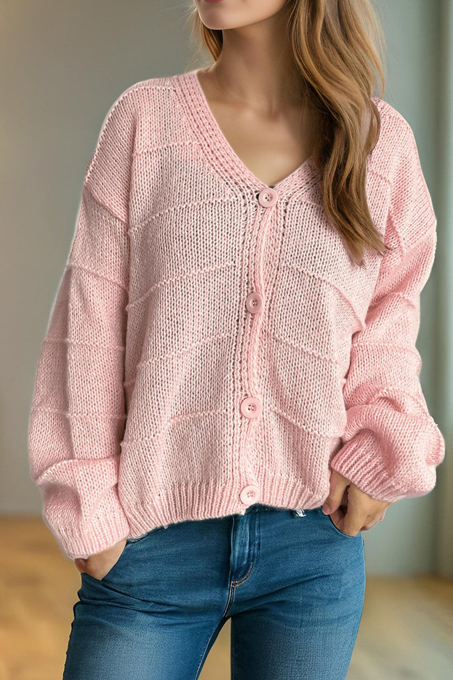 Relaxed V-Neck Cardigan Main image