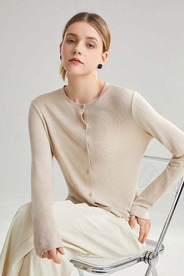 Structured Tencel Cardigan Main image
