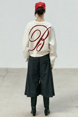 Casual Vintage Crew Neck Sweater