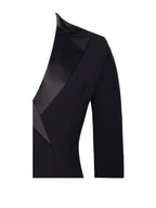 Freya Black Crystal Charming Fringe Blazer Dress Dresses