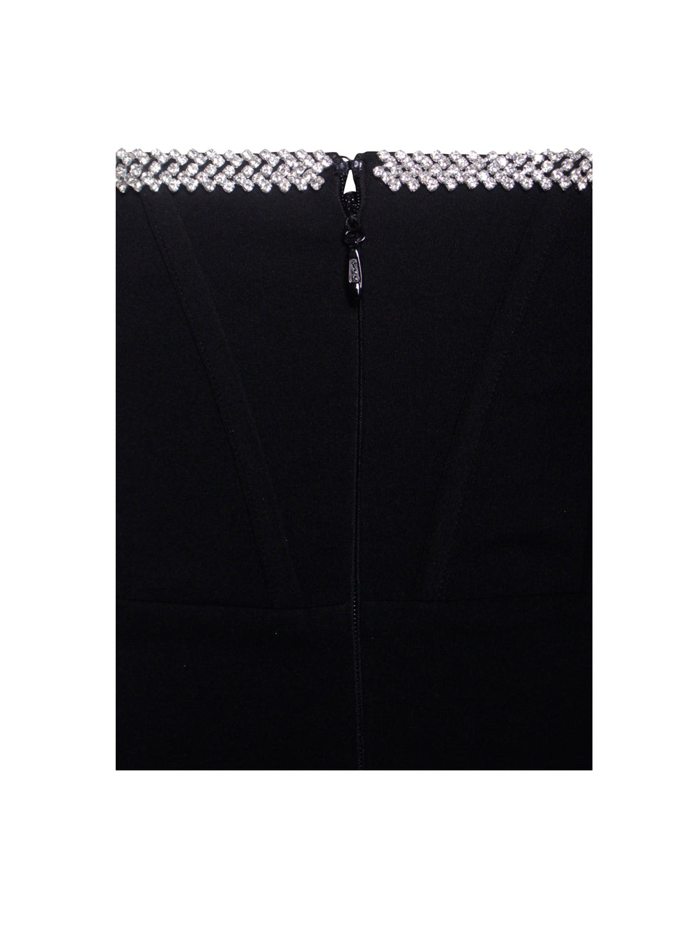 Annika Black Off Shoulder Long Trendy Sleeve Corset Dress With Crystal Trim Dresses