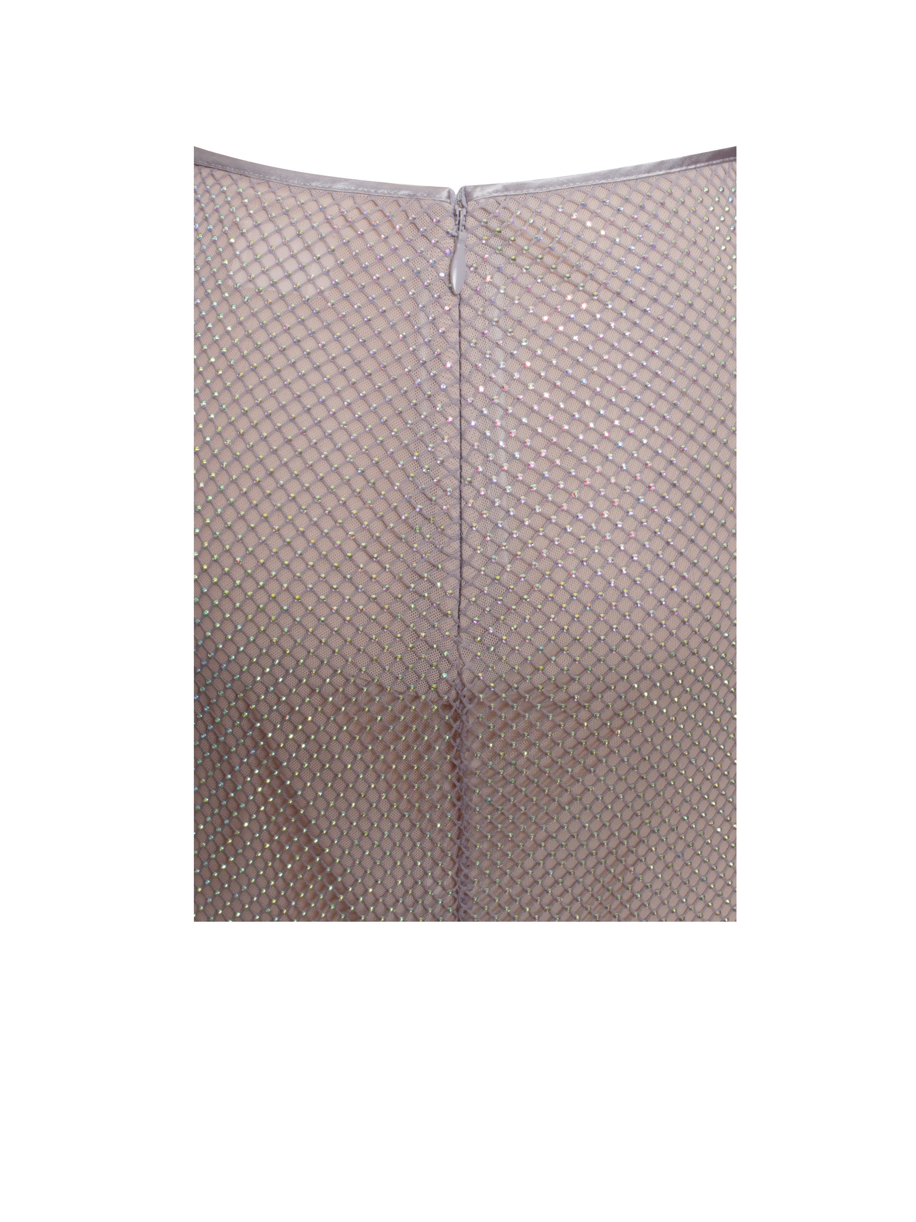 Gloria Mesh Stylish Rhinestone Maxi Skirt Bottoms
