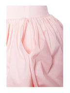 Oletta Pink Corset Strapless Graceful Bubble Hem Mini Dress Dresses