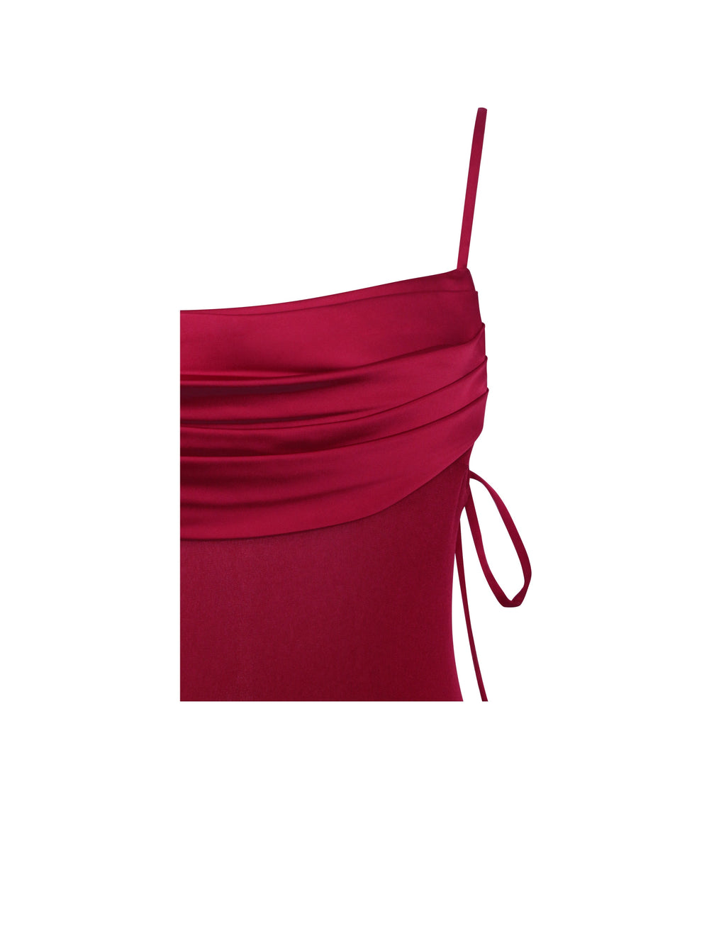 Tatiana Burgundy Rayon Charming Backless Maxi Dress Dresses
