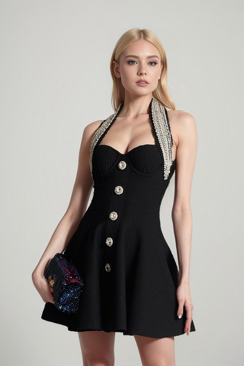 Halter Bandage A-line Cocktail Dress Secondary image