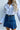 Pleated Paneled Denim Mini Skirt Secondary image