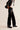 Black Denim Stretch Rhinestone Straight Pants Secondary image