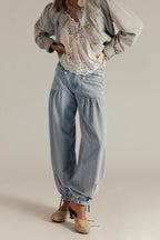 Mid Rise Tapered Vintage Relaxed Jeans