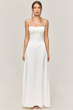 Elegant Cami Backless Maxi Party Dress