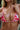 Rose Floral Print Tie Low Rise Bikini Set Secondary image