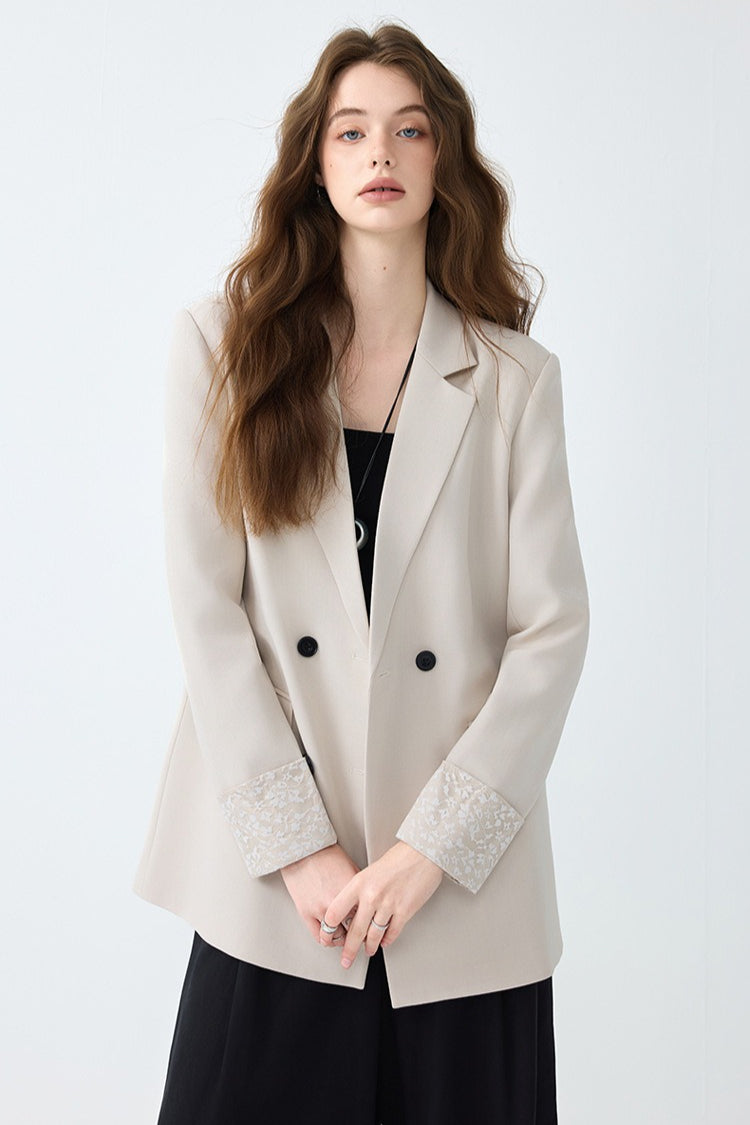 Elegant Mid-Length Office Blazer
