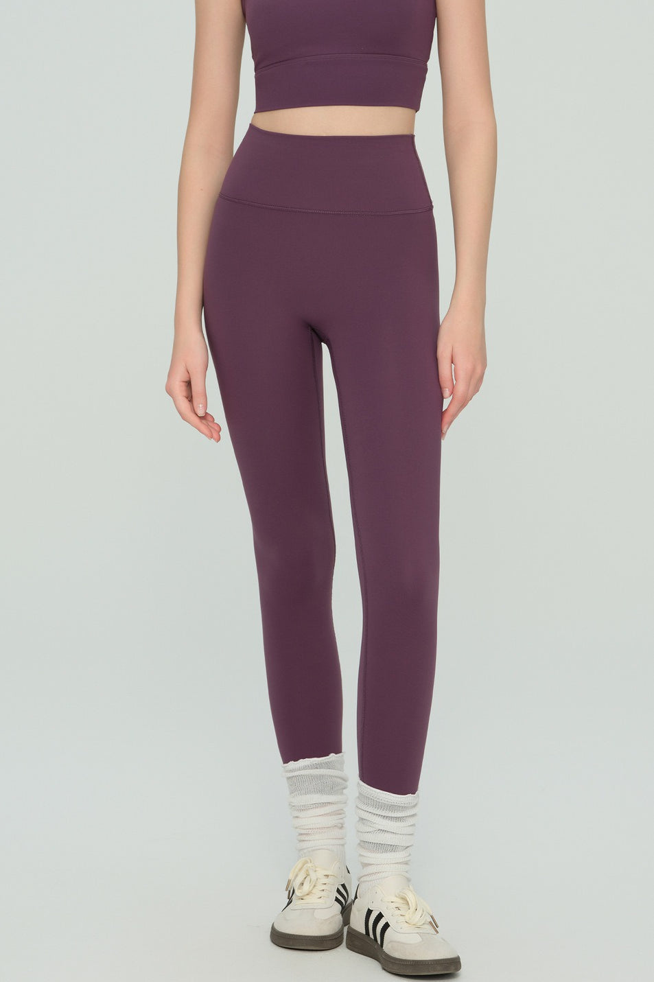 High-Waisted Fleece Lined Sculpting Leggings Secondary image