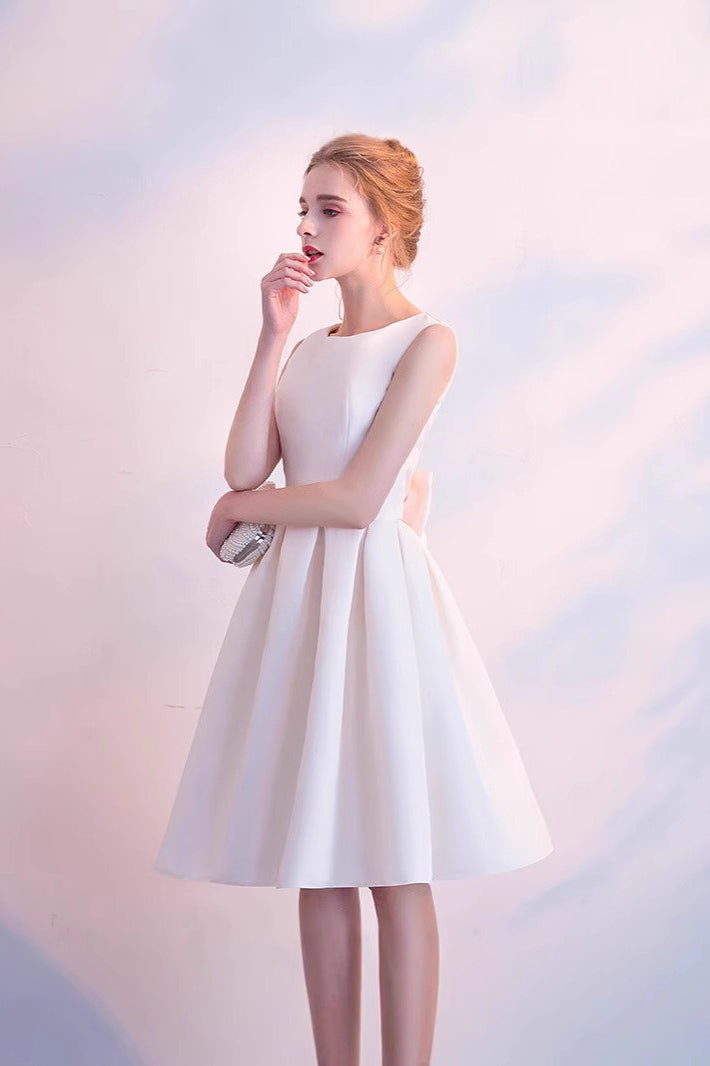 Elegant Bow Mini Party Dress Secondary image